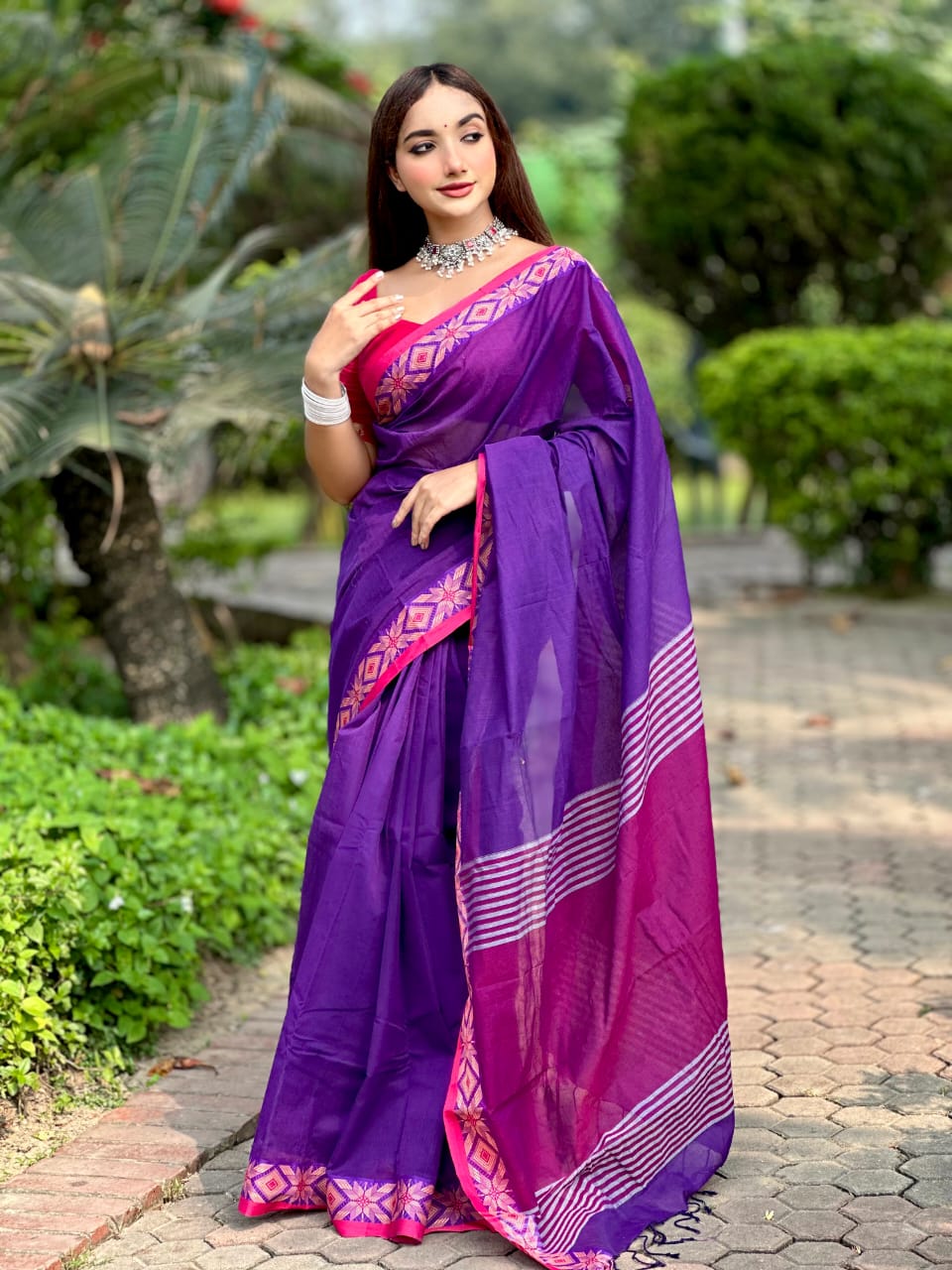 অরিজিনাল আড়ং সুতি শাড়ি।CS-23