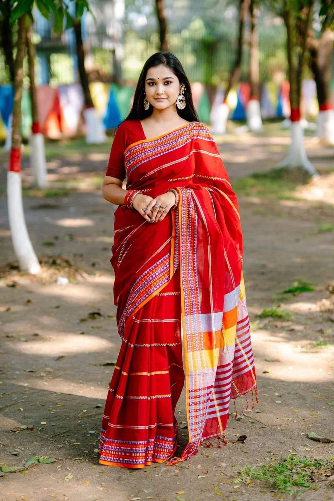 অরিজিনাল আড়ং সুতি শাড়ি।CS-16