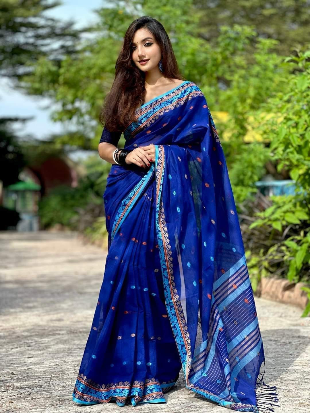 অরিজিনাল আড়ং সুতি শাড়ি।CS-07