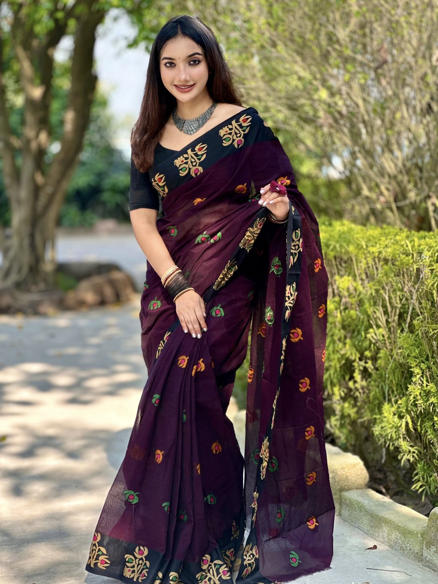 অরিজিনাল আড়ং সুতি শাড়ি।CS-02