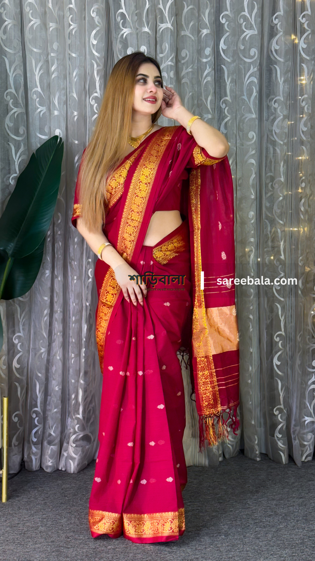 অরিজিনাল আড়ং সুতি শাড়ি। CS-01